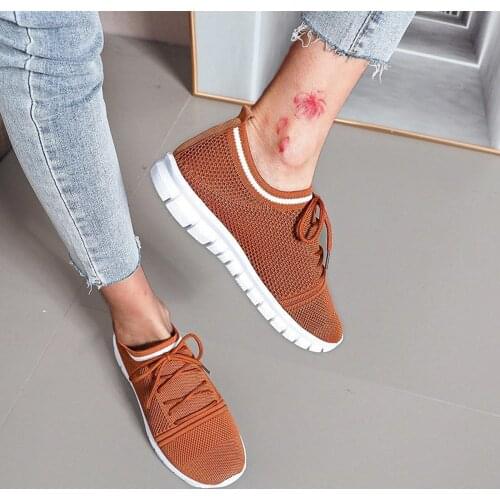Summer Sneakers Women Running Shoes Cocks Breathable Mesh Sportswear Strapping Female Casual Walking Single Shoes Zapatillas