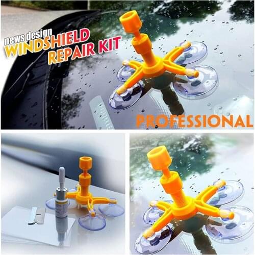 Car Windshield Repair Kit Windshield Chip Repair with Windshield Repair Resin for Fix Auto Glass Windshield Crack Chip Scratch