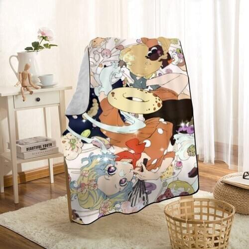 HEARMNY Gurren Lagann Anime Blanket Super Soft Warm Microfiber Fabric Blanket For Couch Throw Travel Adult Blanket