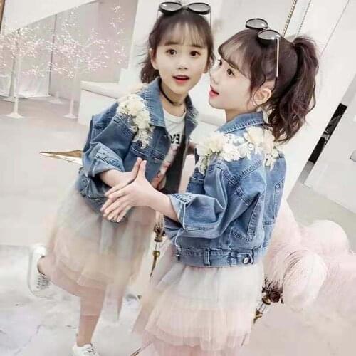 OUOBOUOKID Denim Jackets For Girls