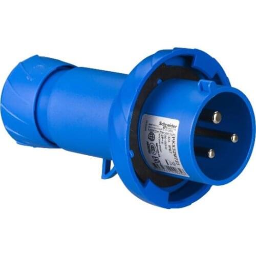 PKX32M723 PratiKa wander plug - straight - 32 A - 2P + E - 200...250 V AC - IP67