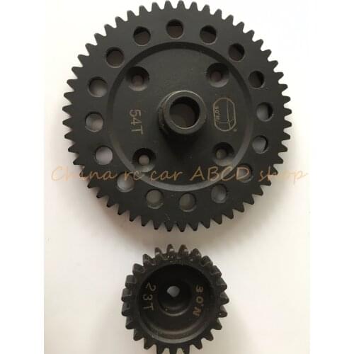 30 degreen N DTT 23T & 54T spur gear for Losi 5ive-t 1/5 rc car gas