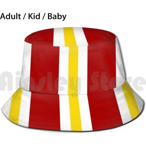 Stripes Sun Hat Foldable UV Protection Football Club 6 Times Six Times Ucl