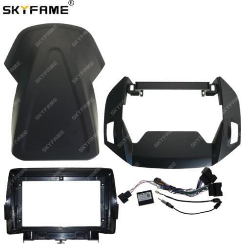 SKYFAME Car Frame Cable Canbus For C-MAX KUGA Ecosport 2011-2018 Big Screen Audio Dash Panel Frame