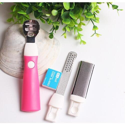 Replaceable Pedicure Foot Rasps Callus Shaver Remover Removable Feet Nail File Clipper Hard Dead Skin Trimmer Manicure Foot Tool