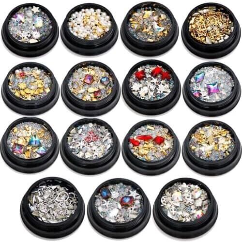 Super Glitter 3D Crystal Nail Art Rhinestones Lrregular Shapes Nail Art Decorations Accessories