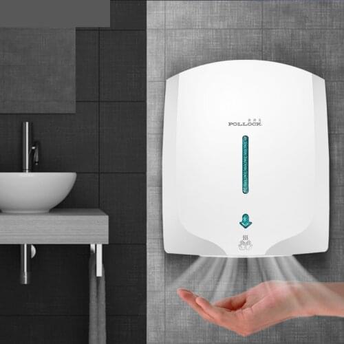 New Fully Automatic Induction Intelligent Hand Dryer Hot and Cold Air Home Hotel Bathroom Hand Dryers 2000W Hand Drying Machine