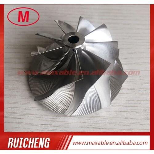 TD05H 20G reverse 49179-43400 52.56/68.01mm 9+0 blades high performance Turbo Billet/milling/aluminum 2618 compressor wheel