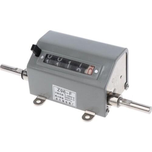 Z96-F Mechanical Length Distance Meter Counter Double Rolling Wheel 0-9999.9m