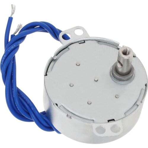 Fielect 1/2pcs High Quality CW/CCW Synchronous Motor Speed 0.8-1RMP Power 4W Voltage 110V Steering Metal Plastic Material Motors