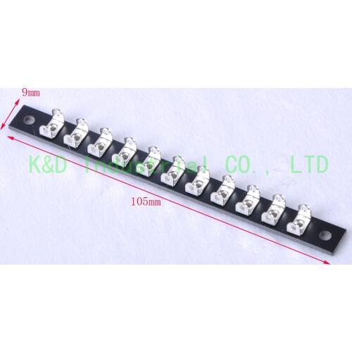 2pcs Turret Terminal Tag Strip Board 11Lug pins Point to Point New Tube Amp DIY socket