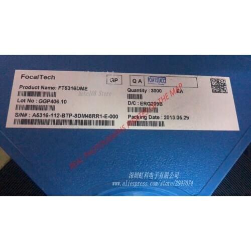 5pcs/lot FT5316DME FT5316 QFN In Stock
