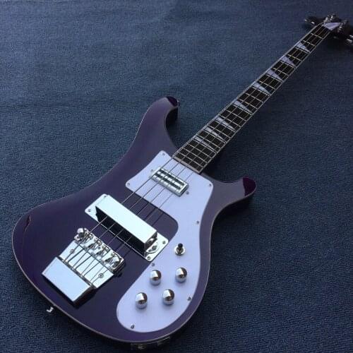 Free delivery, rosewood fingerboard Electric guitar, 4-string electric bass guitar Flame Maple Top, high quality electric guitar