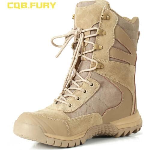 CQB.FURY Autumn Mens Military boots two color optional micro fiber lace-up new design ankle ventilation army boots size38-46