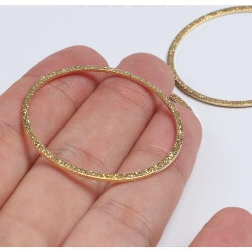 Brass Geometric Charms,Raw Brass Earrings Findings,Raw Brass Pendant,Textured Circle Shaped Earrings Brass Charm,40mm-RB1344