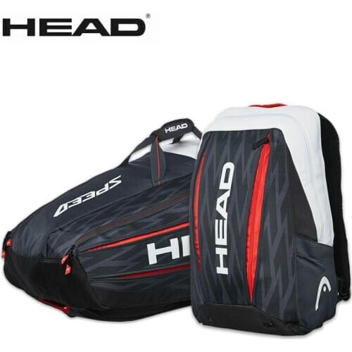 Head Genuine Wimbledon Novak Djokovic Backpack tennis bag for 9 pieces racket Backpack Multi-function bags