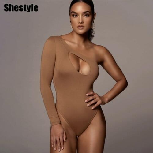 Grosfairy Bodysuits For Women With Open Shoulders