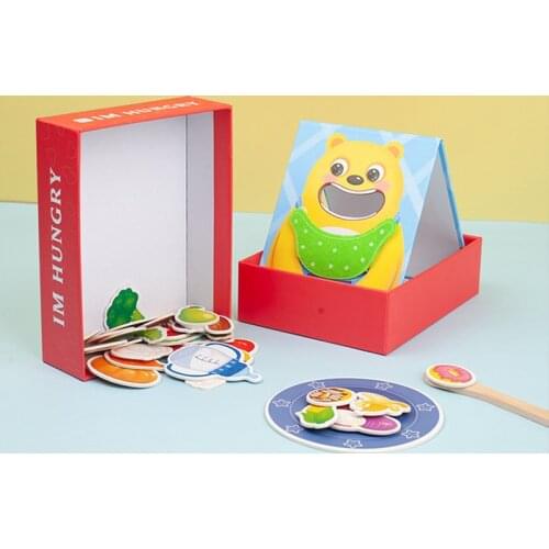 Montessori Parent-Child Interaction Play House Simulation Feeding Game Early Childhood Education Fine Motor Educational Toys