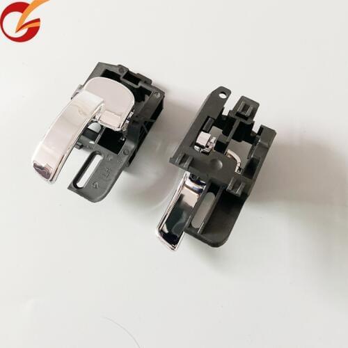Use for nissan QASHQAI J10 front door rear door inner handle chrome 2004-2013 left and right side 80671-JD00E 80670-JD00E