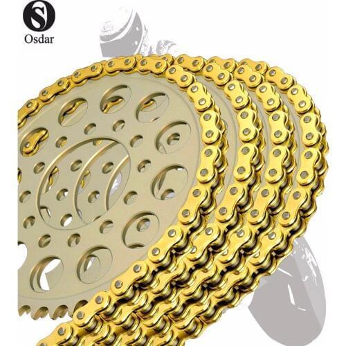 Motorcycle Drive Chain O-Ring 520 L120 For KAWASAKI ZEPHYR550 90- ZR550Zephyr(B1-B8) 90-97 KLR570 88-91 KLR600A-B 84-91 W650 00