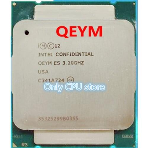 E5 2643V3 Original Intel Xeon ES Version QEYM E5-2643V3 3.20GHZ (max3.4GHz) 30M 6-Core LGA2011-3 E5-2643 V3 Processor E5 2643 V3