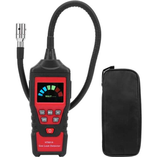 HT601A Portable Gas Detector LED Combustible Flammable Gas Detector Gas Leakage Tester Analyzer Gas Analyzer Tester