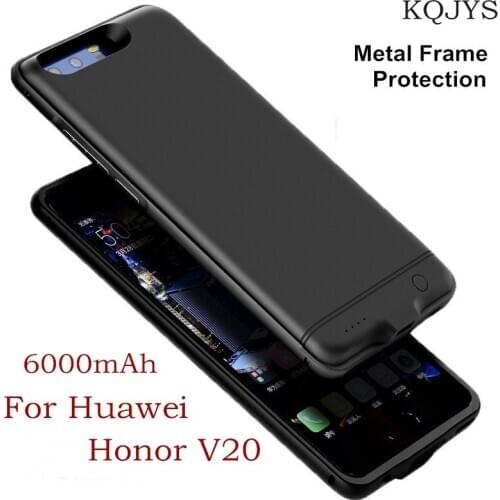 KQJYS Portable Power Bank Battery Charger Cases for Huawei Honor V20 External Battery Charging Cover for Honor V20 Battery Case