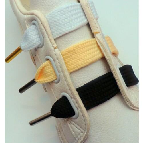 Coolstring 18MM Dress Shoelace With Gun Black Metal Lace End 2021 Men Women Fashion Cord Most Suitable Fashion Shoe Accessory