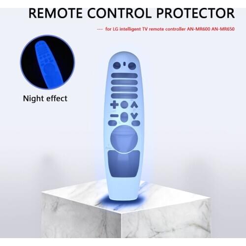 Silicone Remote Control Protective Case for LG AN-MR600 AN-MR650 AN-MR18BA AN-MR19BA TV Remote Control Washable Protector Cover