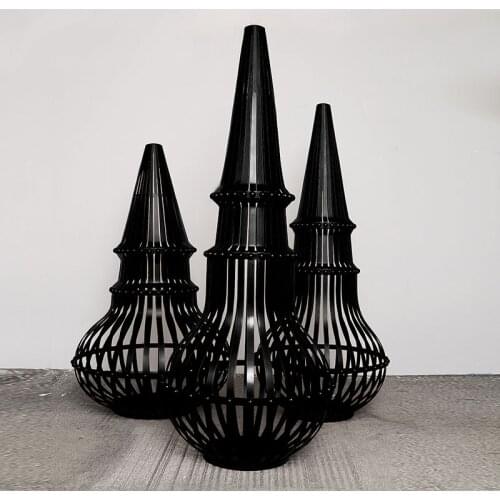 Sculpture art creative landing iron decoration Hotel Club hall model room space decoration soft decoration accessories