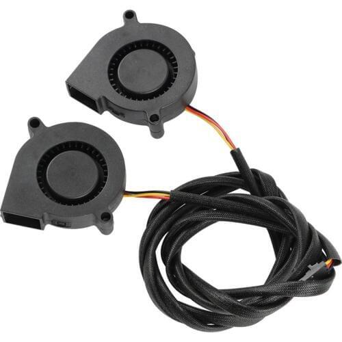 2Pcs 3D Printer Silent Cooling Fan Blower Radial Fan for Prusa i3 MK3 Parts PC Case CPU Cooler Sleeve Bearing