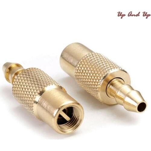 1PC Car Clip Clamp Connector Adapter dropshipping Auto Brass 6mm Tyre Wheel Tire Air Chuck Inflator Pump Valve