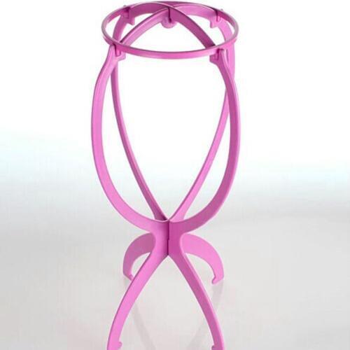 1 Pcs Hair Plastic Holding Standing Folding Stable Durable Wig Hair Cap Display Holder Display Stand Tool