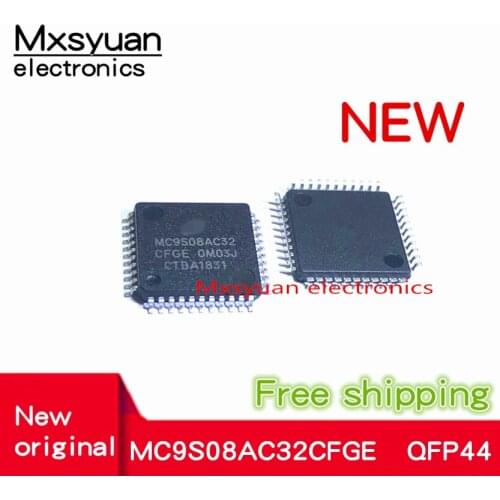 10PCS~20PCS/LOT MC9S08AC32CFGE MC9S08AC32 OM03J QFP44 9S08 8-bit MCU 8 BIT 32K FLASH NEW ORIGINAL
