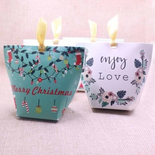 10pcs New Wedding Favourate Love You BoxMerry Christmas Box Valentines Day Gift Box Halloween Festival Box Mothers' Day Box