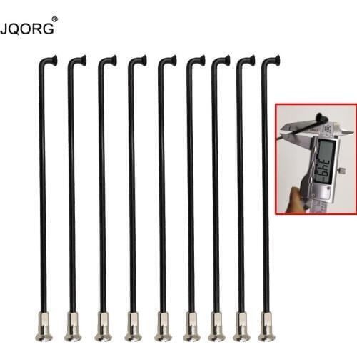 304 Stainless Steel Material Diameter 3.5 mm J-bend Black Color Motorcycle Spokes 9 G Length In 60-205 mm Range Customize Spokes