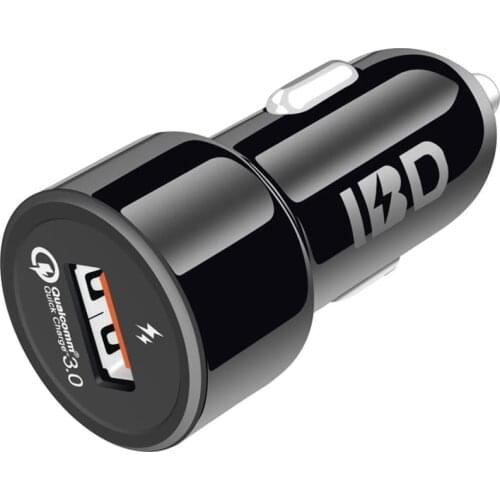 321 Car Charger, 18W USB QC3.0 Car Fast Charger Adapter for iPhone 11/7 Plus/6S, Galaxy S10/S9/S8, Note 9, and More