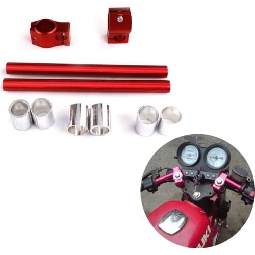 Aluminum Motorcycle Handlebar Lever Grips Handle Bar Fit for Suzuki En Yamaha YBR Diameter Within 30MM Universal