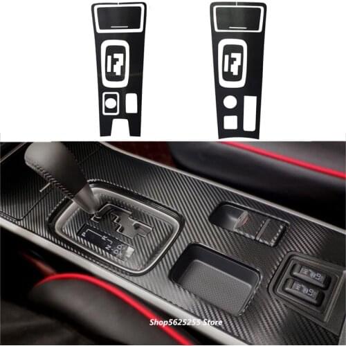 Car Sticker for Mitsubishi Outlander 2017 2018 2019 Accessories Gear Shift Frame Panel Protection Membrane Center Pillar Film