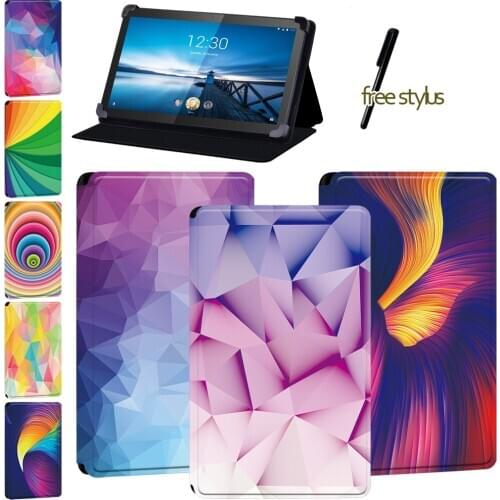Tablet Case for Lenovo Smart (Tab M10/Tab M10 LTE) 10.1"/Smart (Tab M8/Tab M8 LTE) 8"/Tab M10 - New Watercolor Protective Case