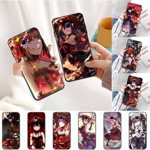 DATE A LIVE Tokisaki Kurumi Phone Case For Samsung A20 A30 30s A40 A7 2018 J2 J7 prime J4 Plus S5 Note 9 10 Plus