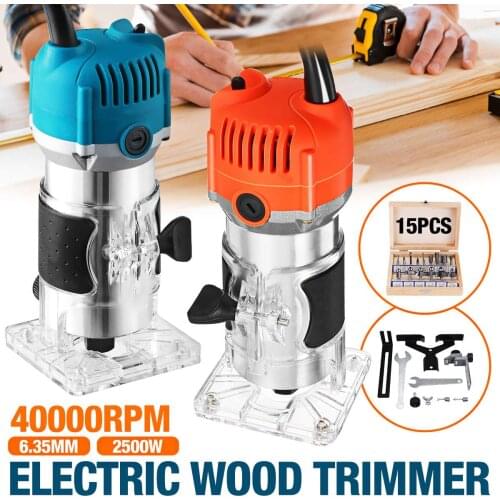 2300W 40000RPM Wood Electric Trimmer Handheld Laminate Palm Router Electric Trimmer Edge Joiners Woodworking Tool 110V/220V