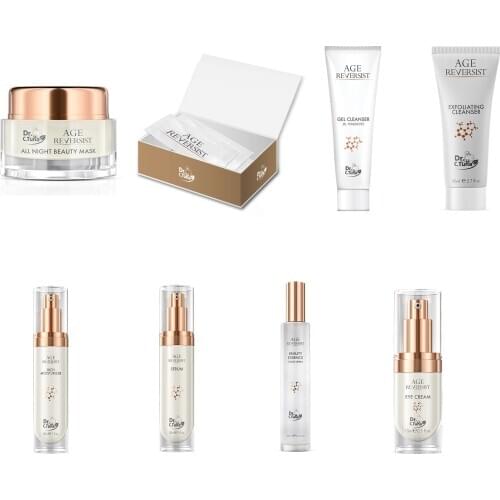 Farmasi Age Reversist | All Night Beauty Mask | Exceptional Cream | Exfoliating Cleanser | Eye Cream | Rich Moisturizer | Tonic