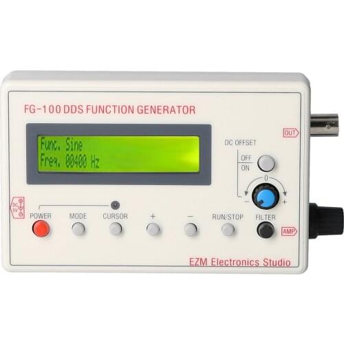 FG-100 DDS Function Signal Generator Frequency Counter 1Hz - 500KHz
