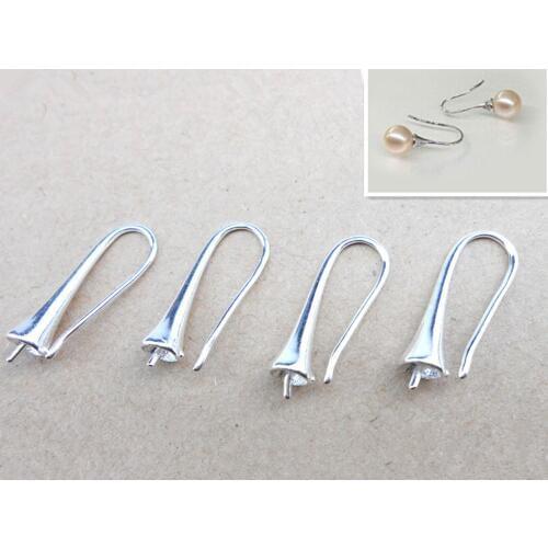 HOT Wholesale 10pcs 925 Sterling Silver Hook Earring Earwire DIY Jewelry Finding Accessories