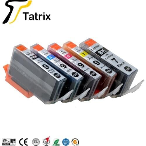 Tatrix PGI-7 PGI-9 PGI 7 9 PGI7 PGI9 Premium Color Compatible Ink Cartridge for Canon IX7000 MX7600 Pro9500 Printer