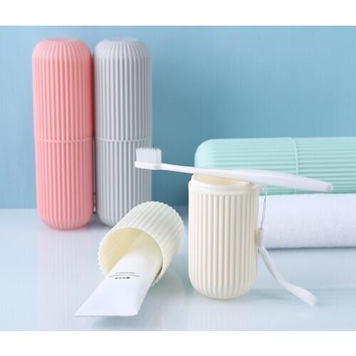 Couple Travel Portable Toothbrush Toothpaste Holder Storage Box Box Storage Box Household Storage Cup Outdoor22