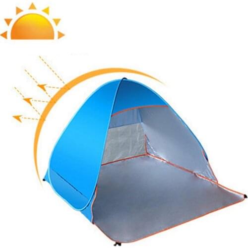Beach Tent Waterproof Quick Open Single Layer Camping Awning Tenda Campeggio 3f Ul Gear Tents Kamp Tents Outdoor Camping