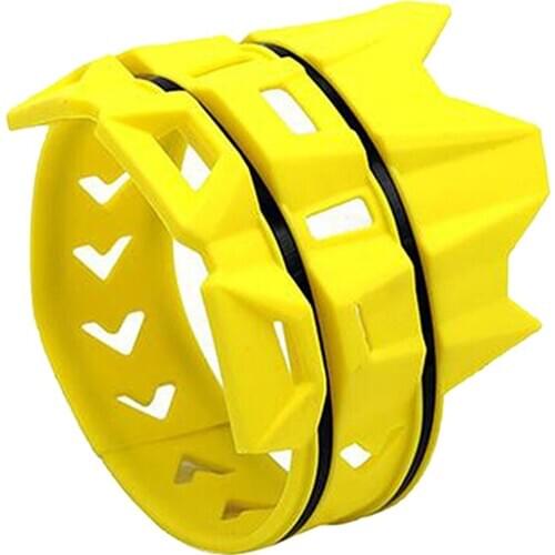 Universal Dirt Pit Bike Exhaust Muffler Silencer Protector Guard for Motocross Motorcycle, Yellow
