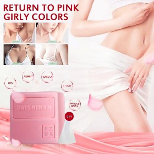 Women Private Intimate 100g Whitening Soap Skin Cleansing Bleaching Remove Melanin And Odor Oil-control Body Care Handmade Soap